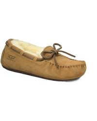 UGG - Dakota Shearling Logo Slippers - Lyst