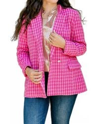 Layerz Clothing - Elle Tweed Blazer - Lyst
