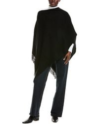 Hannah Rose - Shaker Stitch Fringe Wool & Cashmere-Blend Topper - Lyst