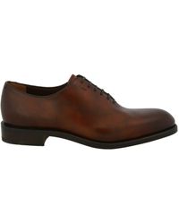 Ferragamo - Angiolo Leather Dress Shoes - Lyst