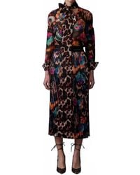 Le Superbe - Electric Garden Pleated Skirt - Lyst