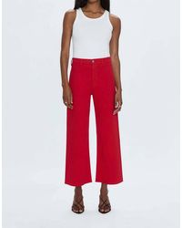 Pistola - Penny Crop High Rise Wide Leg Jean - Lyst