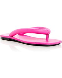 STAUD - Rio Leather Slip-on Slide Sandals - Lyst