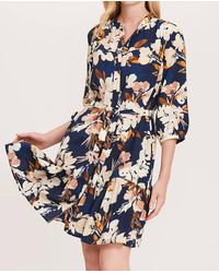 tyler boe - Petra Floral Print Dress - Lyst
