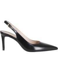 Stuart Weitzman - Stuart Power Slingback 75 Pointed Leather Pumps - Lyst