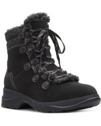 Clarks - Aveleigh Edge Faux Fur Zipper Winter & Snow Boots - Lyst