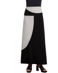 Sympli - Colour Block A-Line Skirt - Lyst