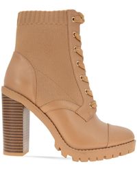 BCBGeneration - Pilas Faux Leather Lace-up Booties - Lyst