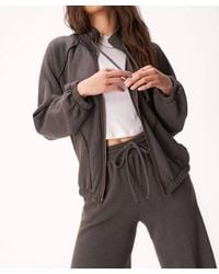 Project Social T - Go Get 'Em Zip Front Jacket - Lyst