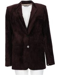 Alysi - Rich Corduroy Single-Breasted Jacket - Lyst