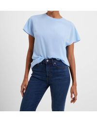 French Connection - Crepe Light Crewneck Top - Lyst