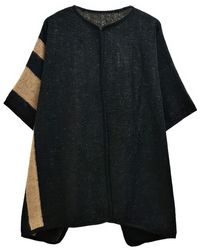 TRUEDAMES - Side Border Ruana - Lyst