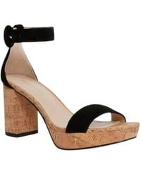 Pelle Moda - Amari Suede Platform Heels - Lyst