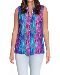 Apny - Button Up Tank Top - Lyst