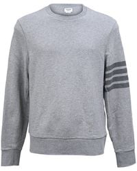 Thom Browne - Relaxed Fit Tonal 4 Bar Sweatshirt - Lyst