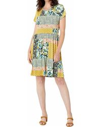 Johnny Was - Paisley Block Relaxed T-shirt Dress - Lyst