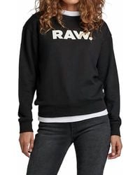 G-Star - Premium Core Raw Crewneck Sweater - Lyst