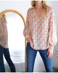 Finley - Dacy Popover Top - Lyst