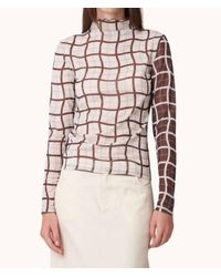 Find Me Now - Paulie Mock Neck Top - Lyst