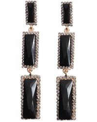 SOH - Bar Stone Drop Earrings - Lyst