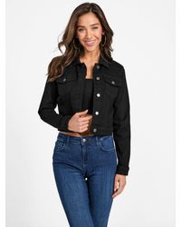 Guess - Eco Camilia Denim Jacket - Lyst