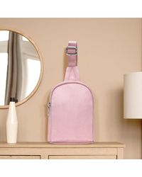 Fashnzfab - Solid Nylon Mini Sling Bag - Lyst