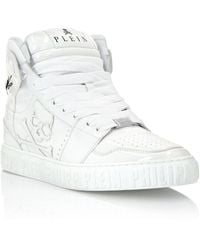Philipp Plein - Super Street Hi-Top Sneakers Skull & Bones - Lyst