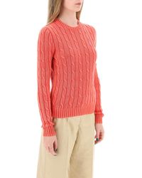Polo Ralph Lauren - Cotton Cable Knit Pullover Sweater - Lyst