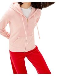Juicy Couture - Morning Track Velour Robertson Jacket Hoodie - Lyst