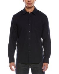 Vince - Twill Wool-Blend Shirt - Lyst