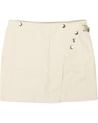 Opening Ceremony - Cloud Cotton Snap Flared Mini Skirt - Lyst