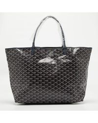 Goyard - Ine Coated Canvas And Leather Saint Louis Gm Tote - Lyst
