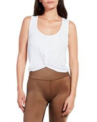 Kensie - Twist Front Scoop Neck Sleeveless Tank Top - Lyst