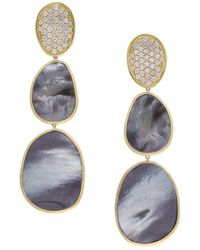 Marco Bicego Lunaria 18k 1.33 Ct. Tw. Diamond Drop Earrings - Blue