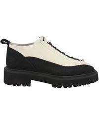 Ferragamo - Atlante Suede Two-Tone Ankle Boots - Lyst