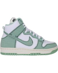 Nike Dunk High 1985 Brand-patch Woven High-top Sneakers - Green