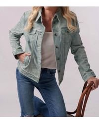 Scully - Classic Leather Jean Jacket - Lyst