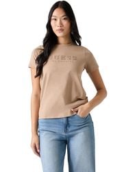 Guess - Eco Cammie Logo Tee - Lyst