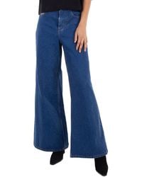 Marni - Organic Denim Wide-Leg Jeans - Lyst