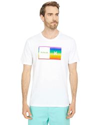 Hurley - Pride Halfer T-Shirt Graphic Print Short Sleeve Red23 - Lyst