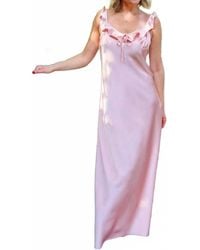 SOFIA The Label - Scoop Neck Slip Midi Dress - Lyst