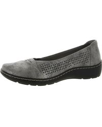 Clarks - Cora Iris Leather Slip-on Loafers - Lyst