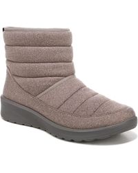 Bzees - Glacier I1741F1-250 Boots Taupe Zipper Round Toe Ankle Jobb729 - Lyst