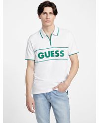 Guess Factory - Eco Neil Zip Polo Shirt - Lyst