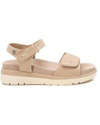 Xti - Suede Flat Sandals By - Lyst