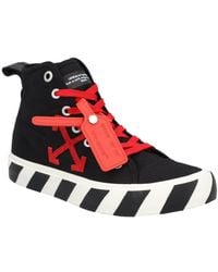 Off-White c/o Virgil Abloh - Vulcanized Hi Canvas Sneakers - Lyst