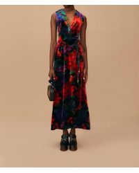 FARM Rio - Flower Season Maxi Wrap Dress - Lyst