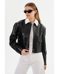 Lamarque - Braylin Faux Leather Jacket - Lyst