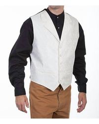 Scully - Classic Paisley Lapel Vest - Lyst