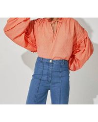Cleobella - Phoenix Puff Sleeve Blouse - Lyst